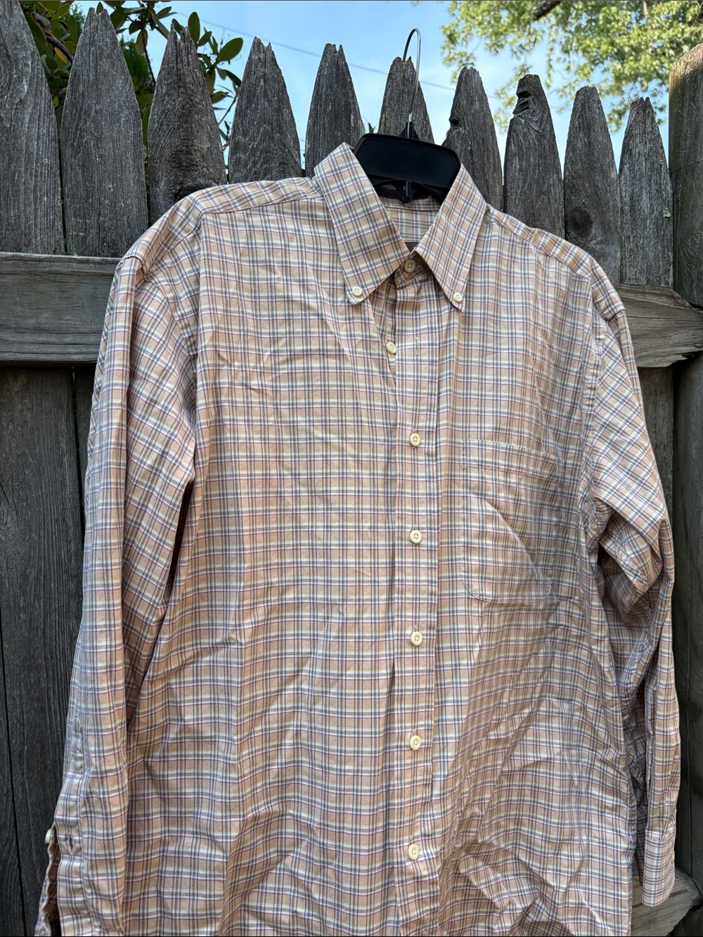 Robert Talbott large cotton dress shirt!!